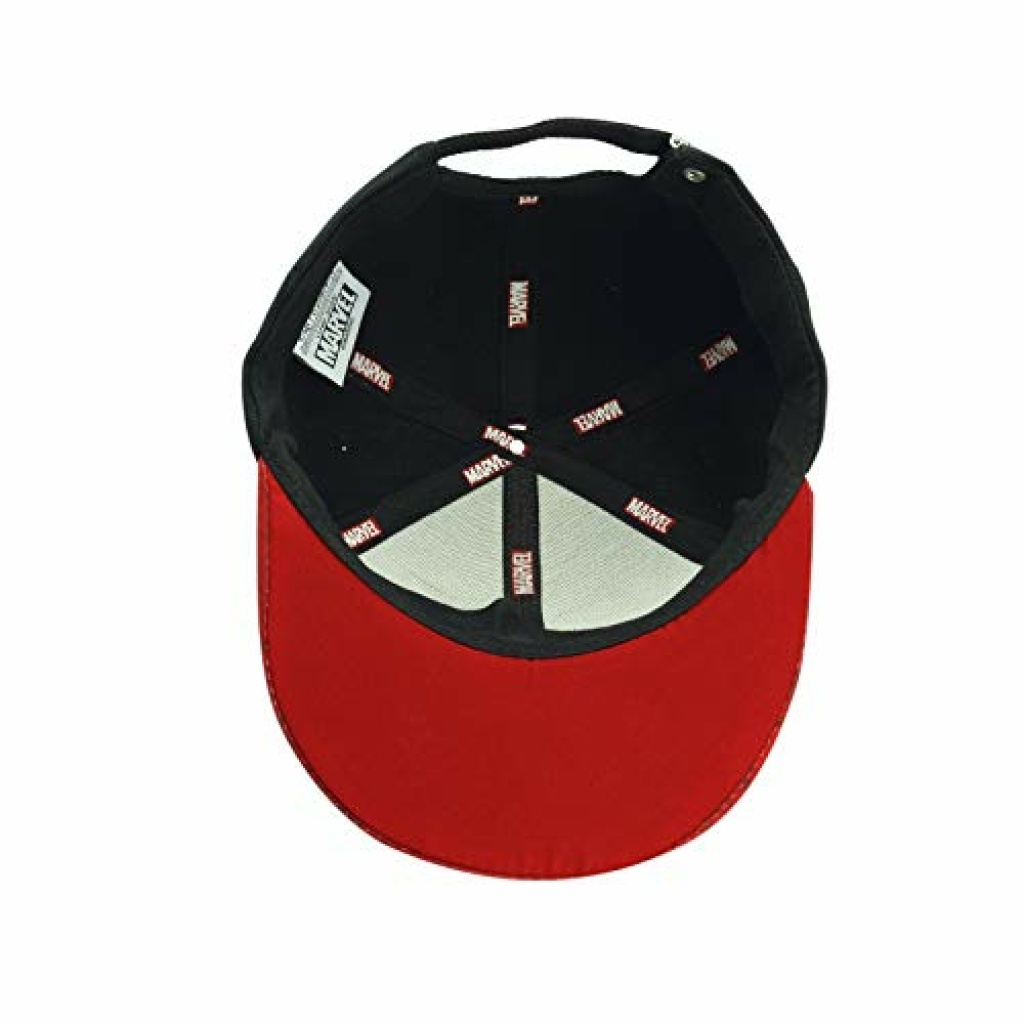 Abystyle Marvel Logo Snapback Cap - Black & Red - Funky Caps & Hats Shop