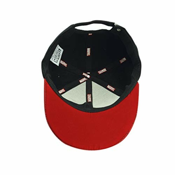 ABYstyle Marvel Logo Snapback Cap - Black & Red - Funky Caps & Hats Shop