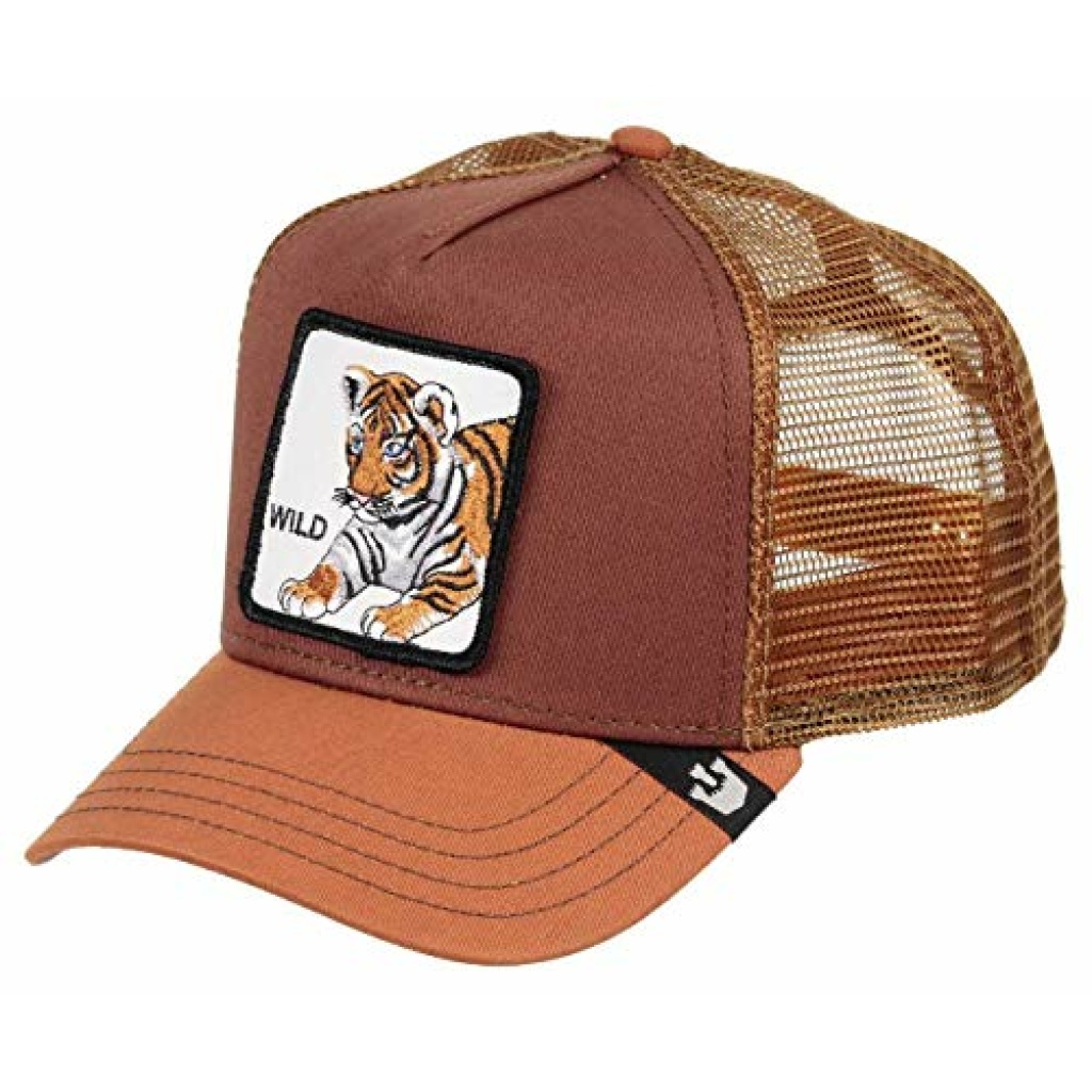 Goorin Bros. Trucker Cap Wild Kitty/Tiger Brown - One-Size - Funky Caps ...