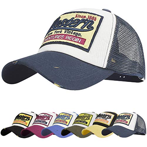 UMIPUBO Baseball Cap Mesh Hats for Men Women Unisex Embroidered Letter  Patch Casual Hats Hip Hop Sun Hats (Gray) - Funky Caps & Hats Shop