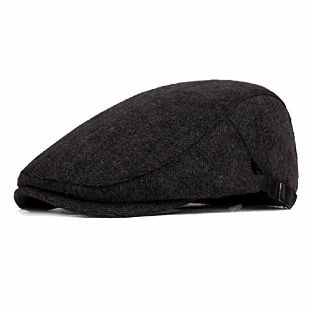 Ambysun Mens Classic Newsboy Cap Ivy Gatsby Duckbill Hat Adjustable ...