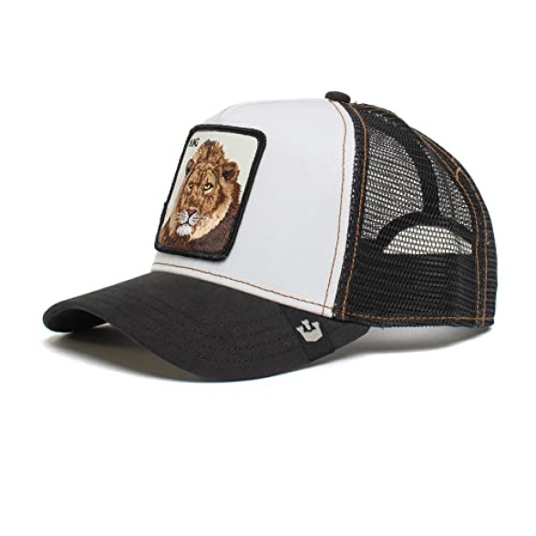 Goorin Bros. The Farm Unisex Original Adjustable Snapback Trucker Hat, Black (The King Lion), One Size - Image 2