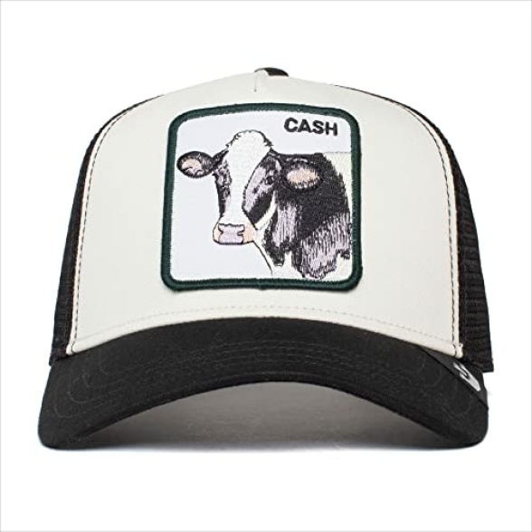 Goorin Bros. The Farm Unisex Original Adjustable Snapback Trucker Hat, White (Cash Cow), One Size - Image 3