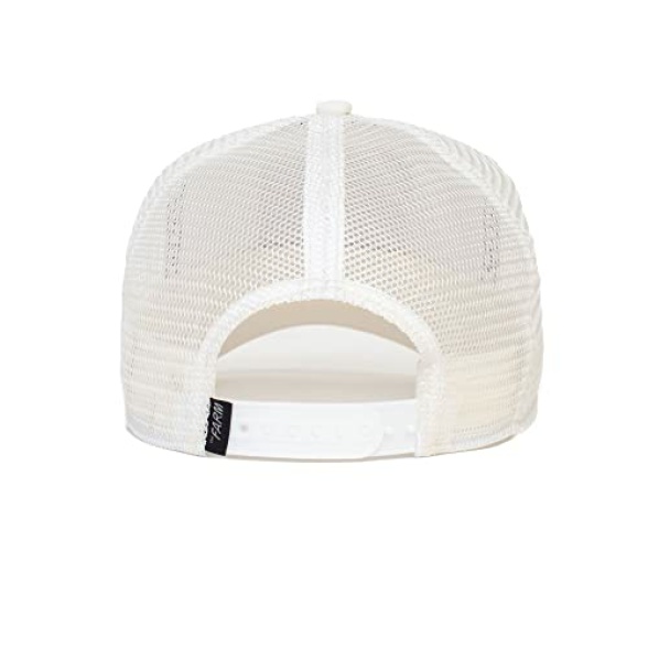 Goorin Bros. The Farm Unisex Original Adjustable Snapback Trucker Hat, White (The White Tiger), One Size - Image 5