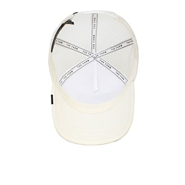 Goorin Bros. The Farm Unisex Original Adjustable Snapback Trucker Hat, White (The White Tiger), One Size - Image 6